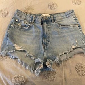 Zara women’s denim shorts